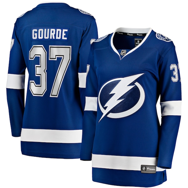 Yanni Gourde Tampa Bay Lightning  Women's Home Breakaway Player Jersey - Blue