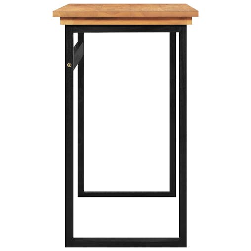 NNEVL Desk 100x45x75 cm Solid Teak Wood
