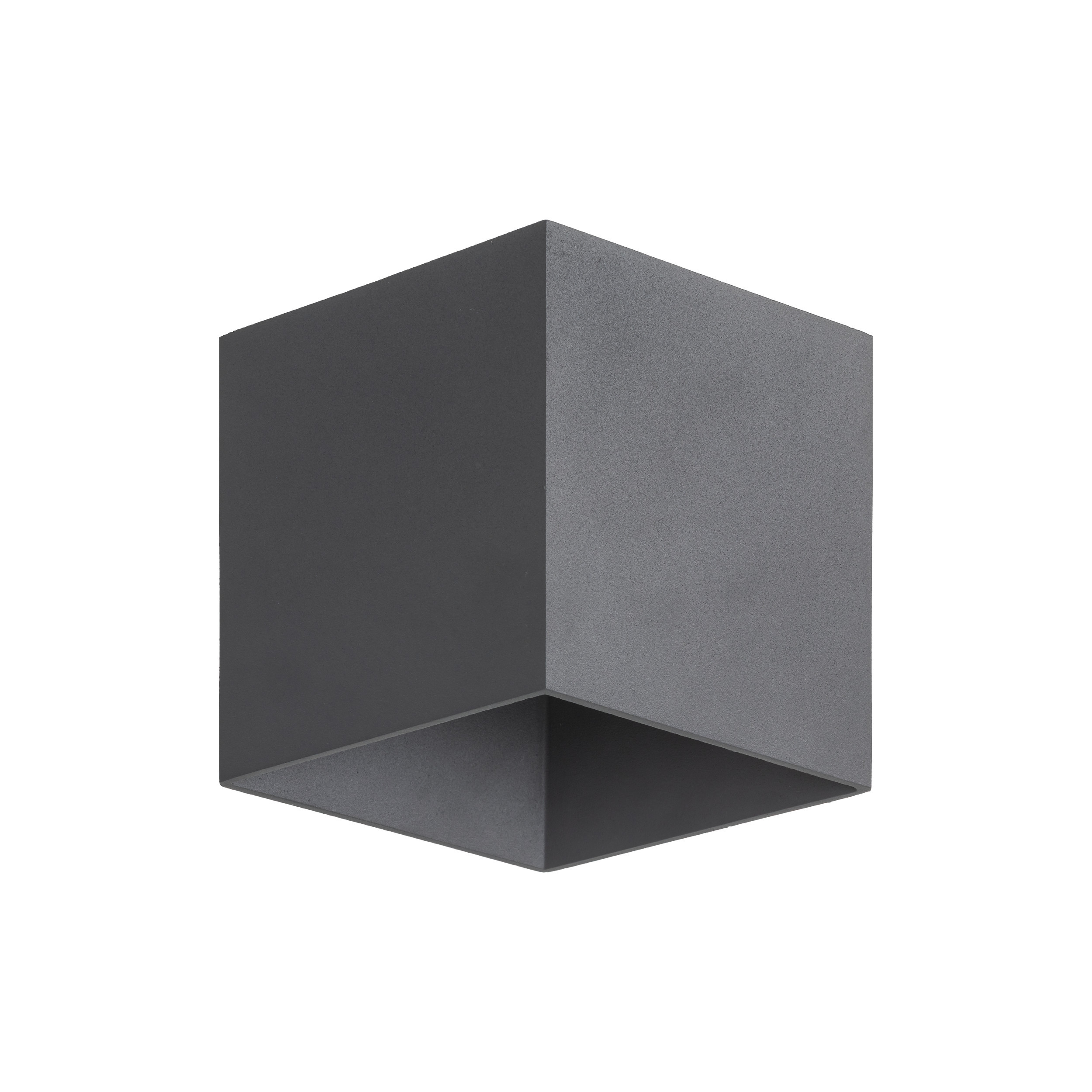 Kinkiet Zewnętrzny Ogrodowy Led Tk Lighting Cube antracyt Kwadrat Ip 54