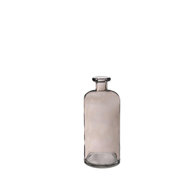 VASE - Jar bouteille taupe H20