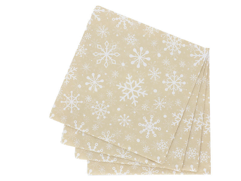 SerwetkiChristmas Snowflakes 20 szt. 33x33 cm
