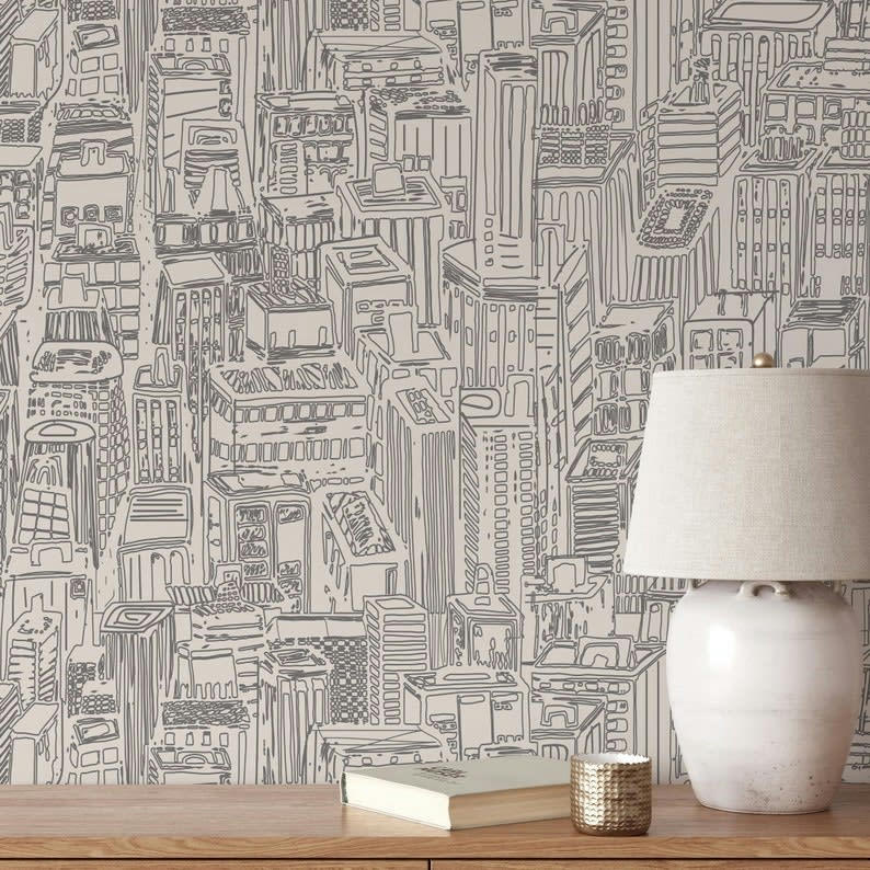 MODERNE - Papier Peint Skyscrapers New York  250x200 cm