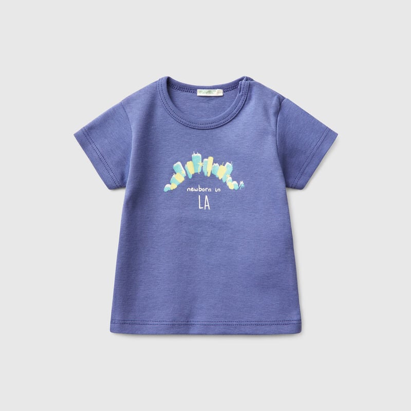 Short sleeve t-shirt in cotton