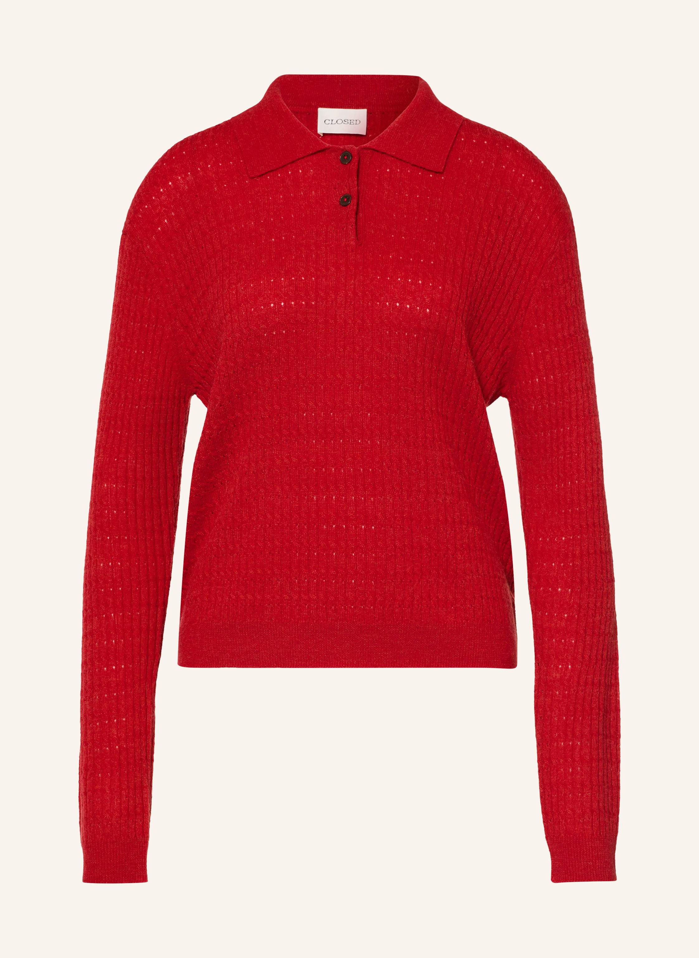 CLOSED Strick-Poloshirt