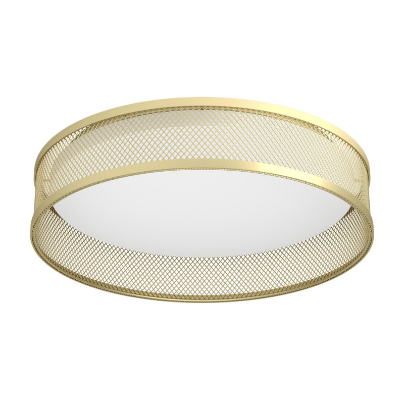 Plafonnier LED Luppineria laiton blanc chaud 2400 lm 20 W EGLO