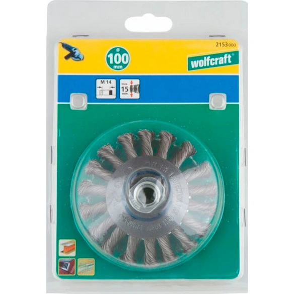 Kegel-Drahtbürste, Ø 100 mm