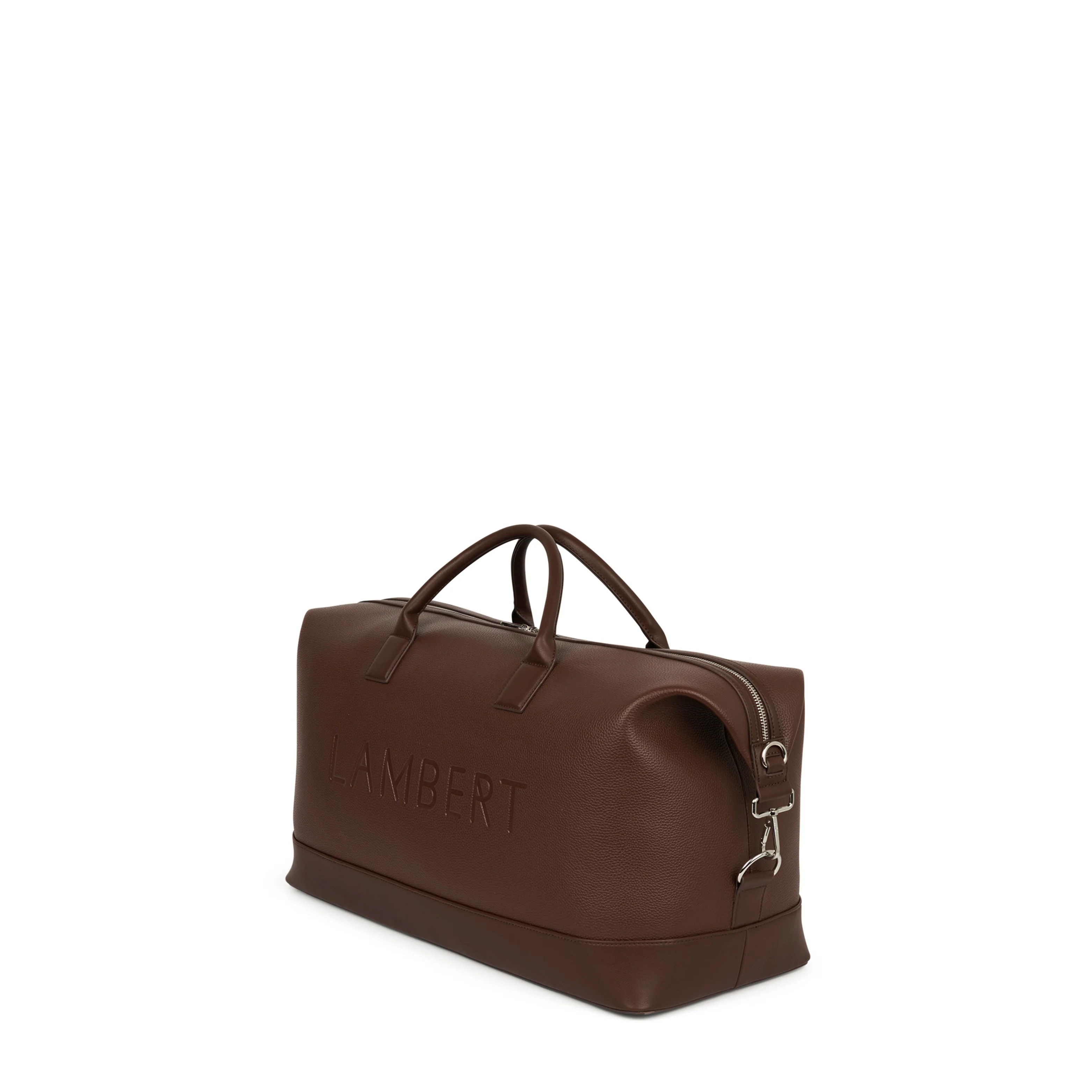 The June – Chocolate Large Vegan Leather Travel Tote
