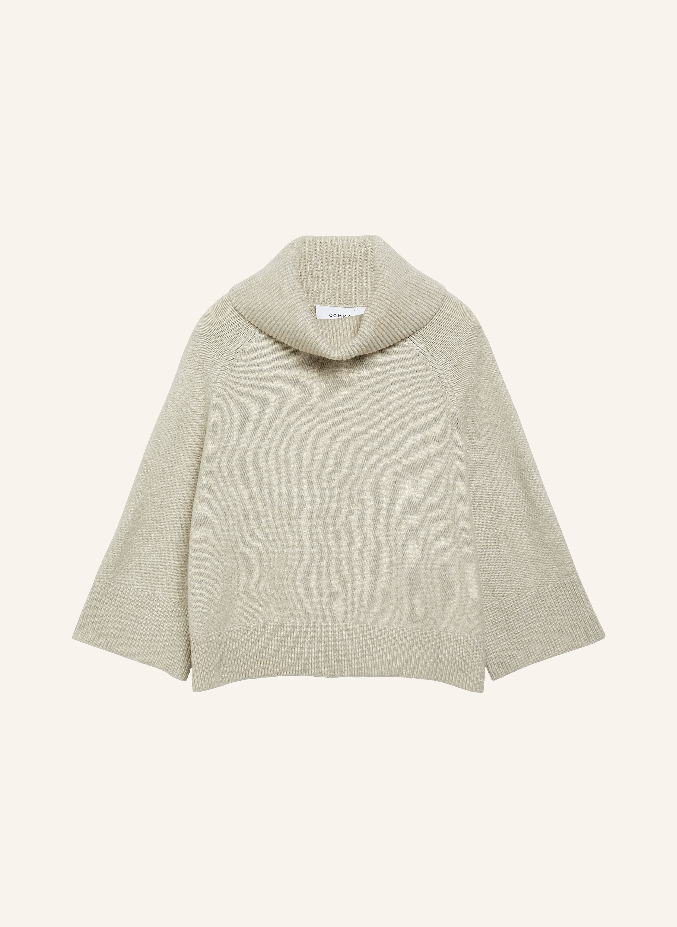 COMMA Rollkragenpullover mit 3/4-Arm