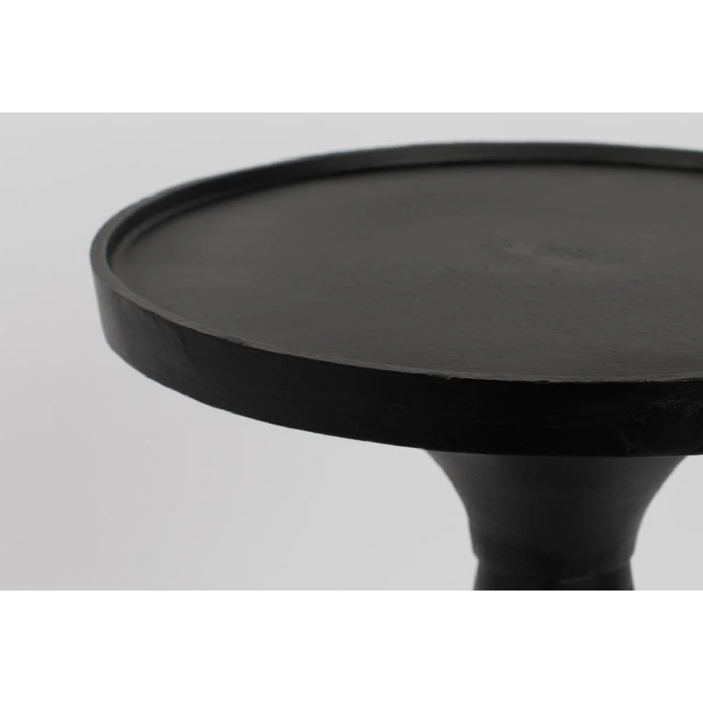 Zuiver Floss Black Pillar End Table