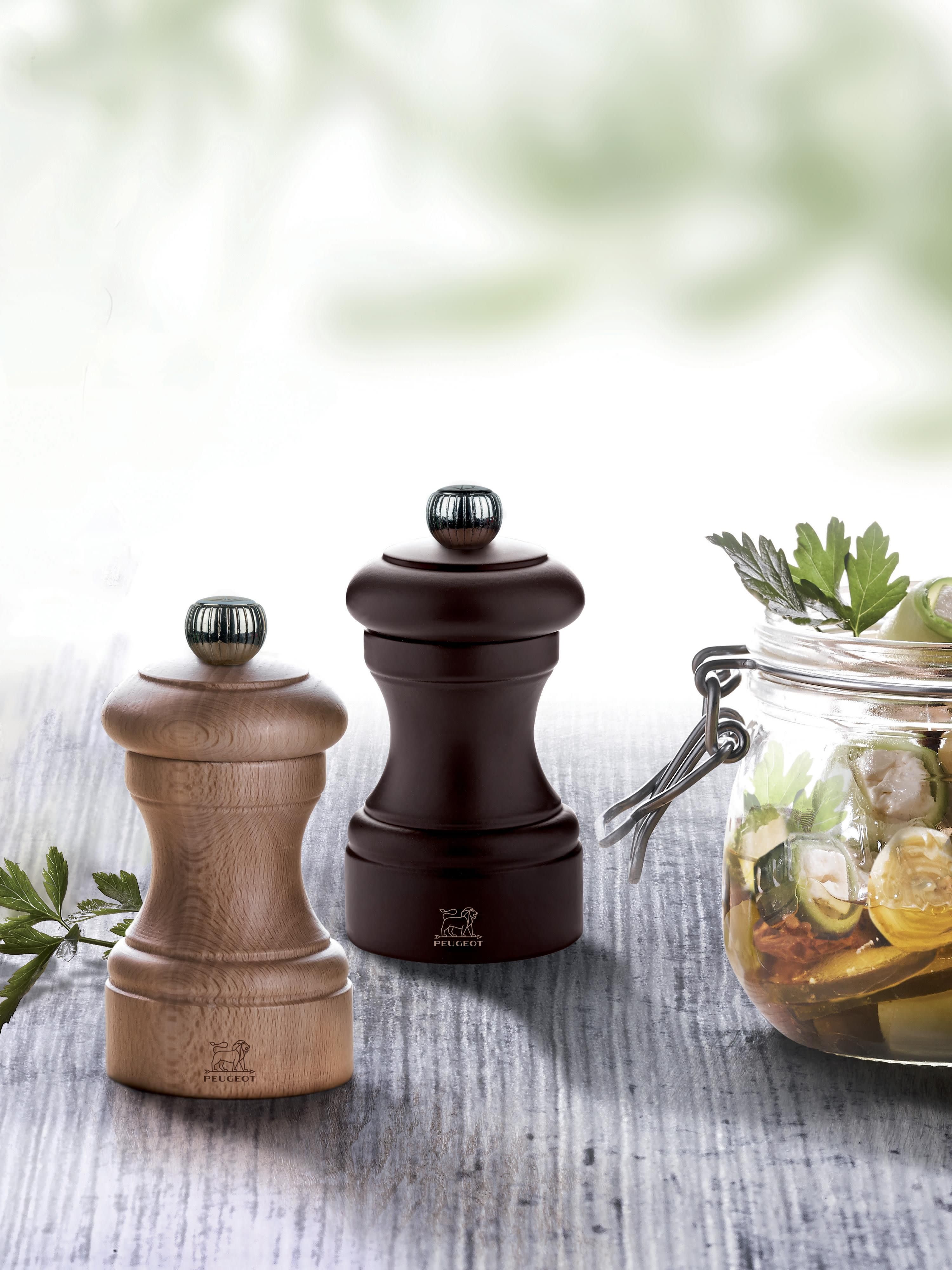 Salz- & Pfeffermühle Bistro aus Buchenholz, 2er-Set