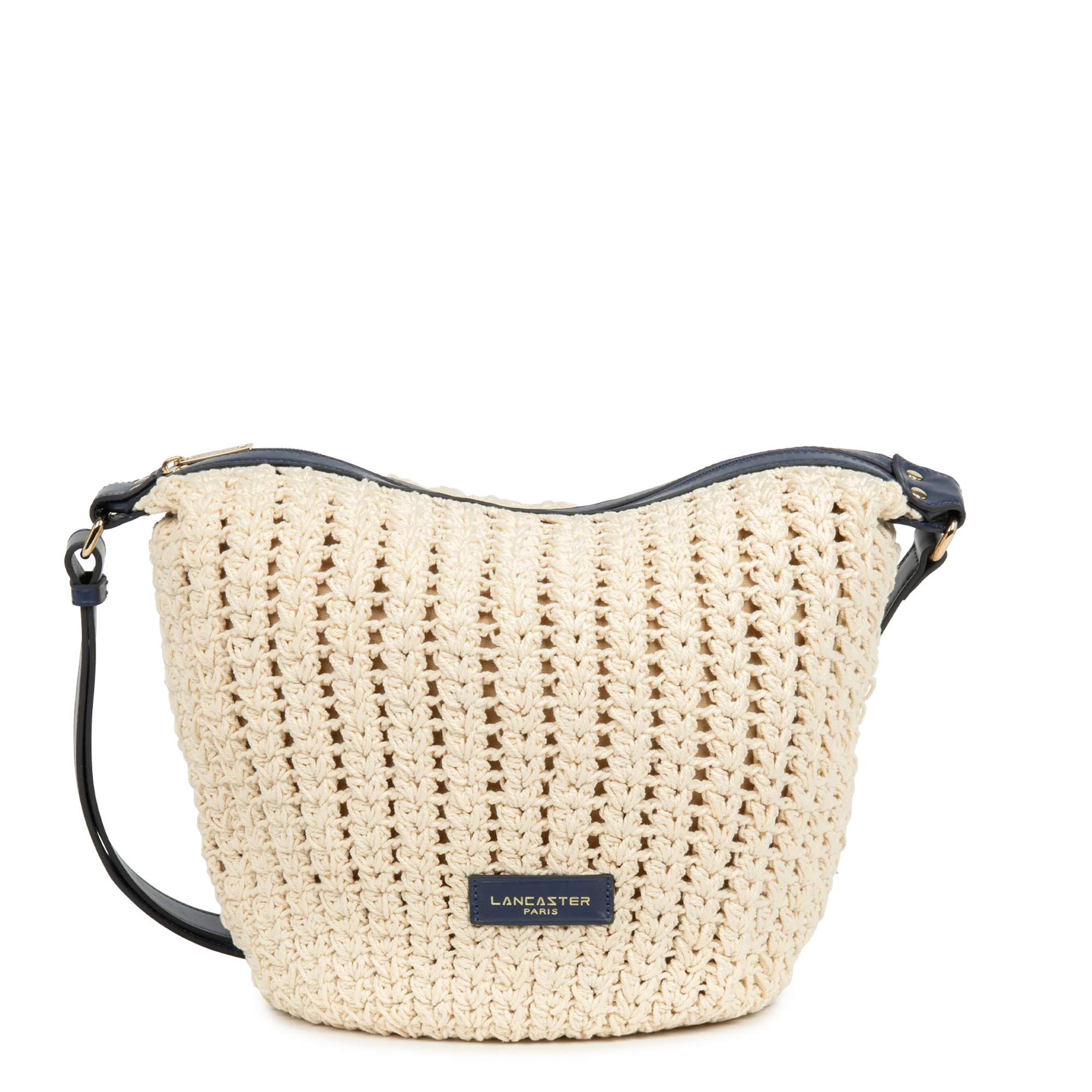 Grand sac seau - Tressé coton