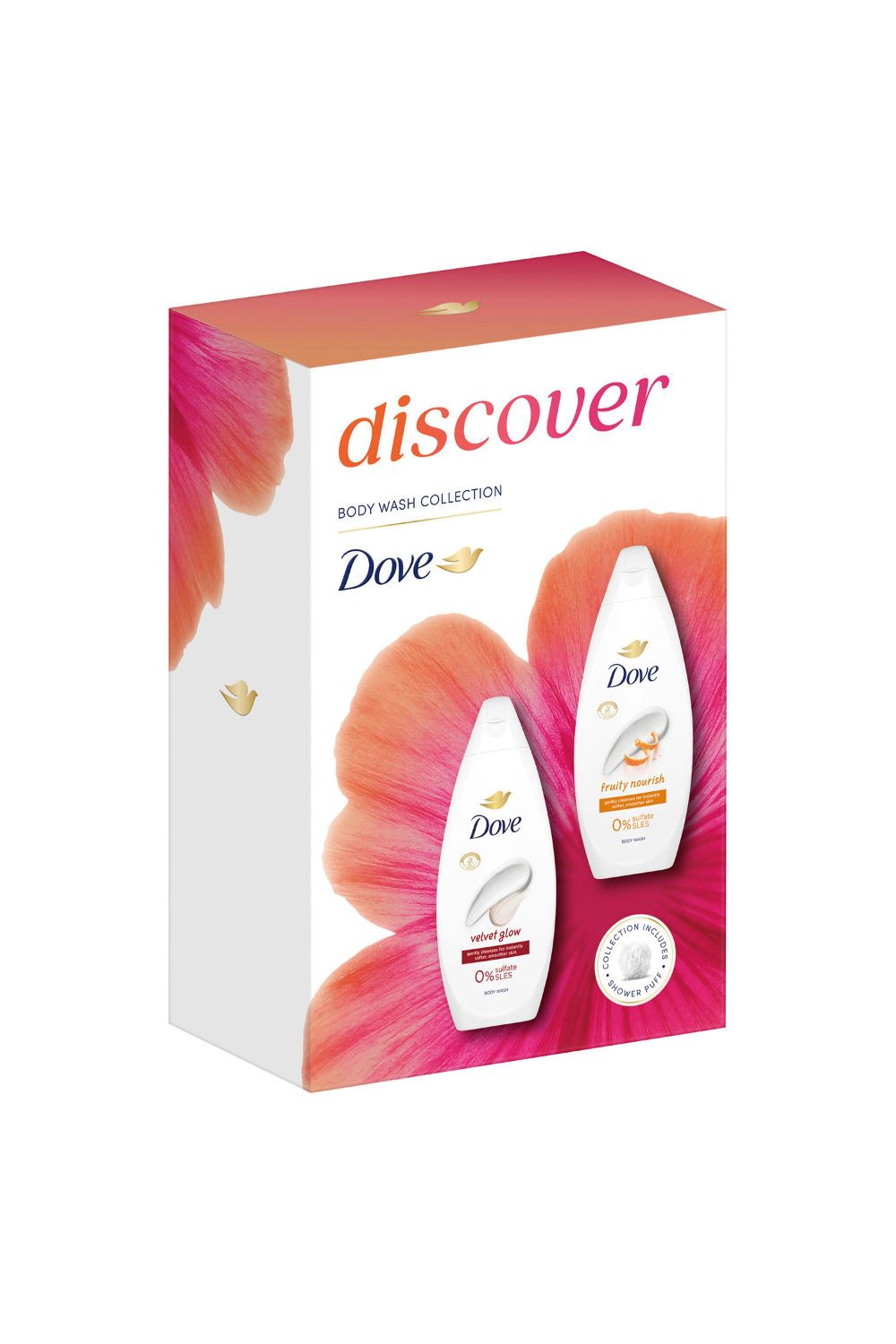 Dove Discover Duo 'Gift Set'-Fruity Nourish & Silky Velvet Bodywash
