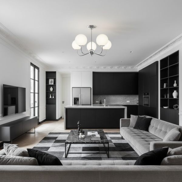 Lampa sufitowa chrom kule białe nowoczesna EDYLIT 5xE14 PATRIK 13-590