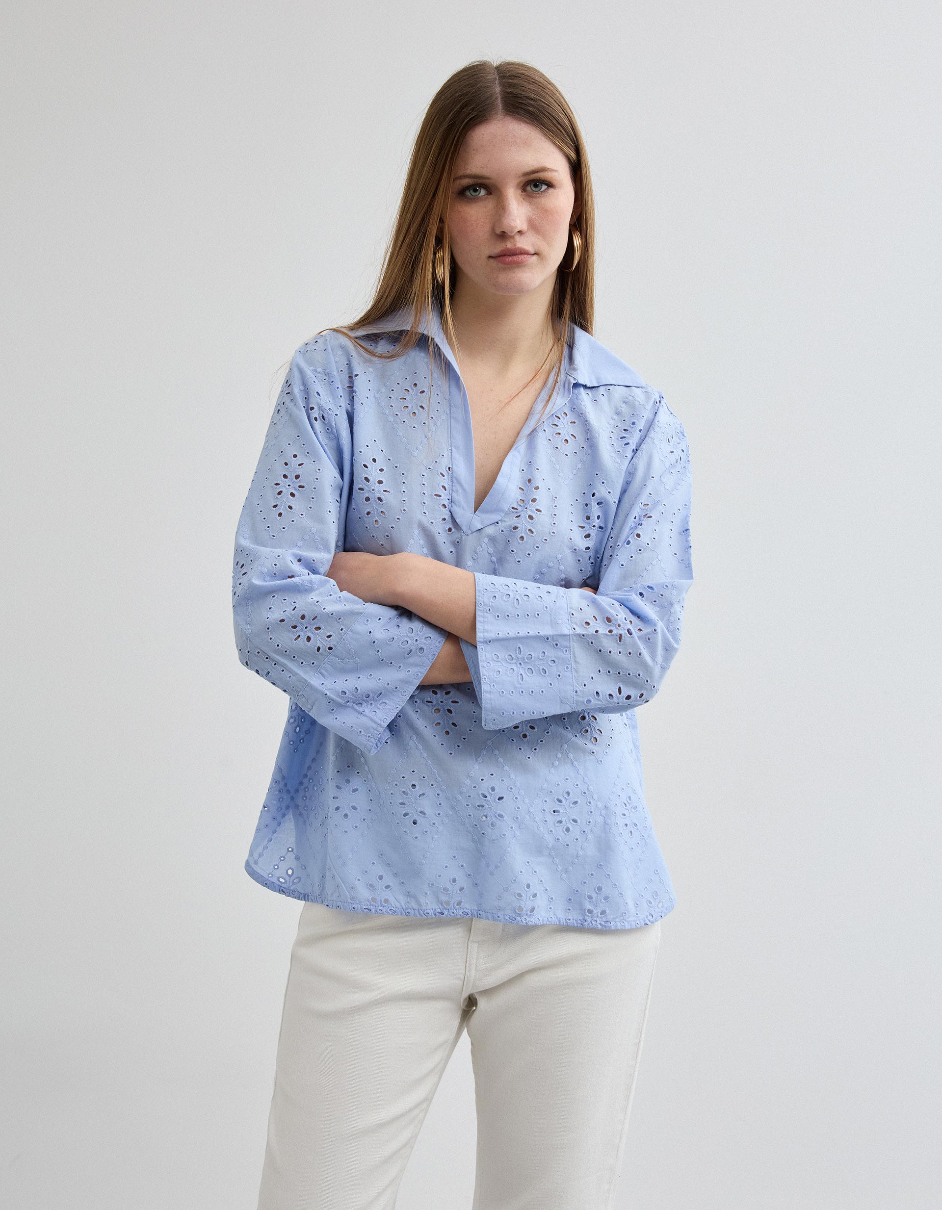 Blusa, Mulher, Azul