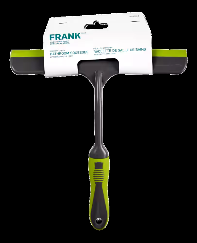 FRANK Short Handle Bathroom Squeeze with Hook