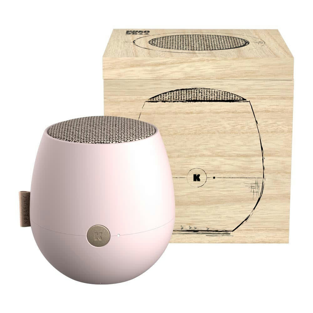 - Enceinte bluetooth éco-durable étanche rose