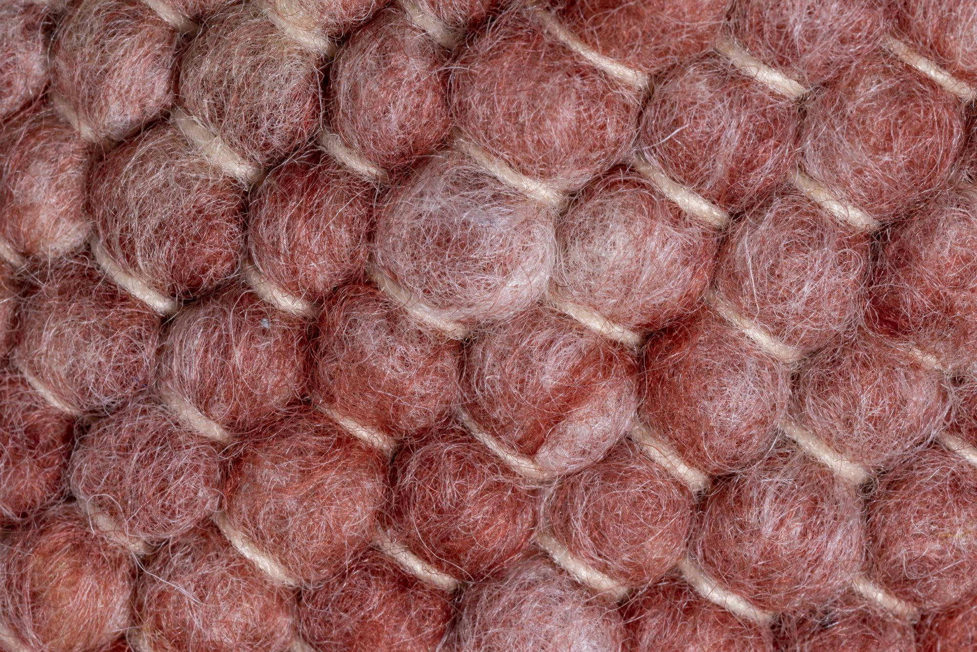 ALPEN - Tapis tissé main en laine vierge - rouge 170x240 cm