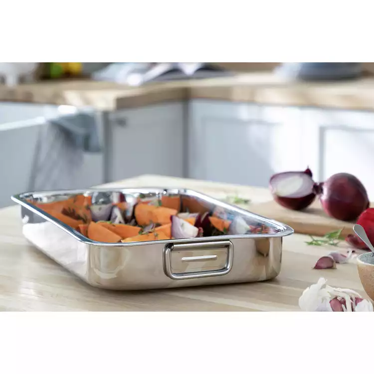 Habitat 40cm Stainless Steel Roasting Tin