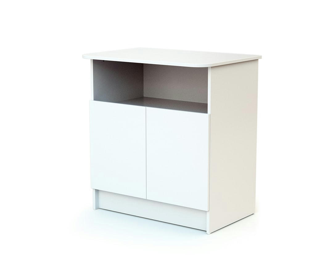 - Meuble à langer blanc