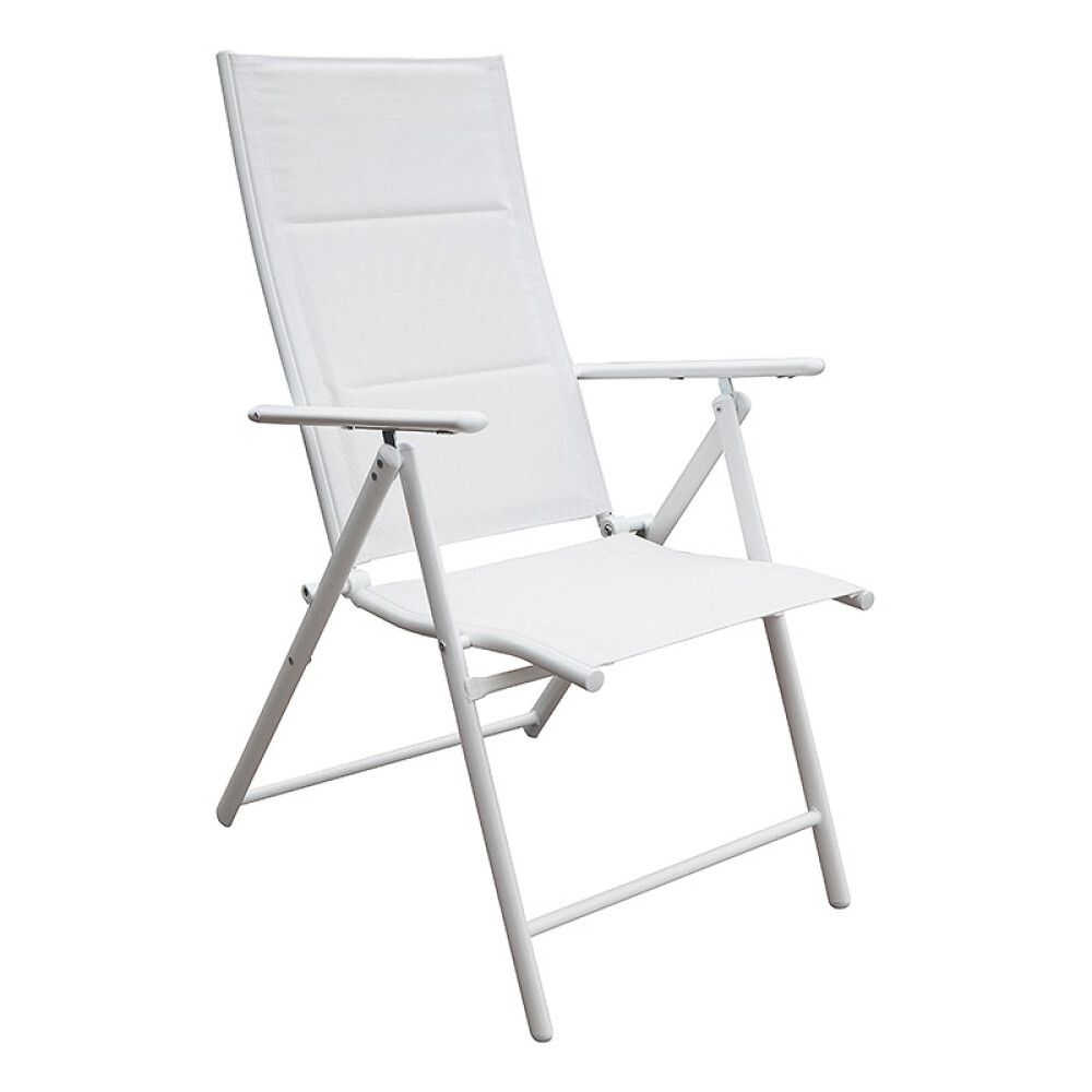 POSISJONSSTOL SUNFUN LINA HVIT 2STK