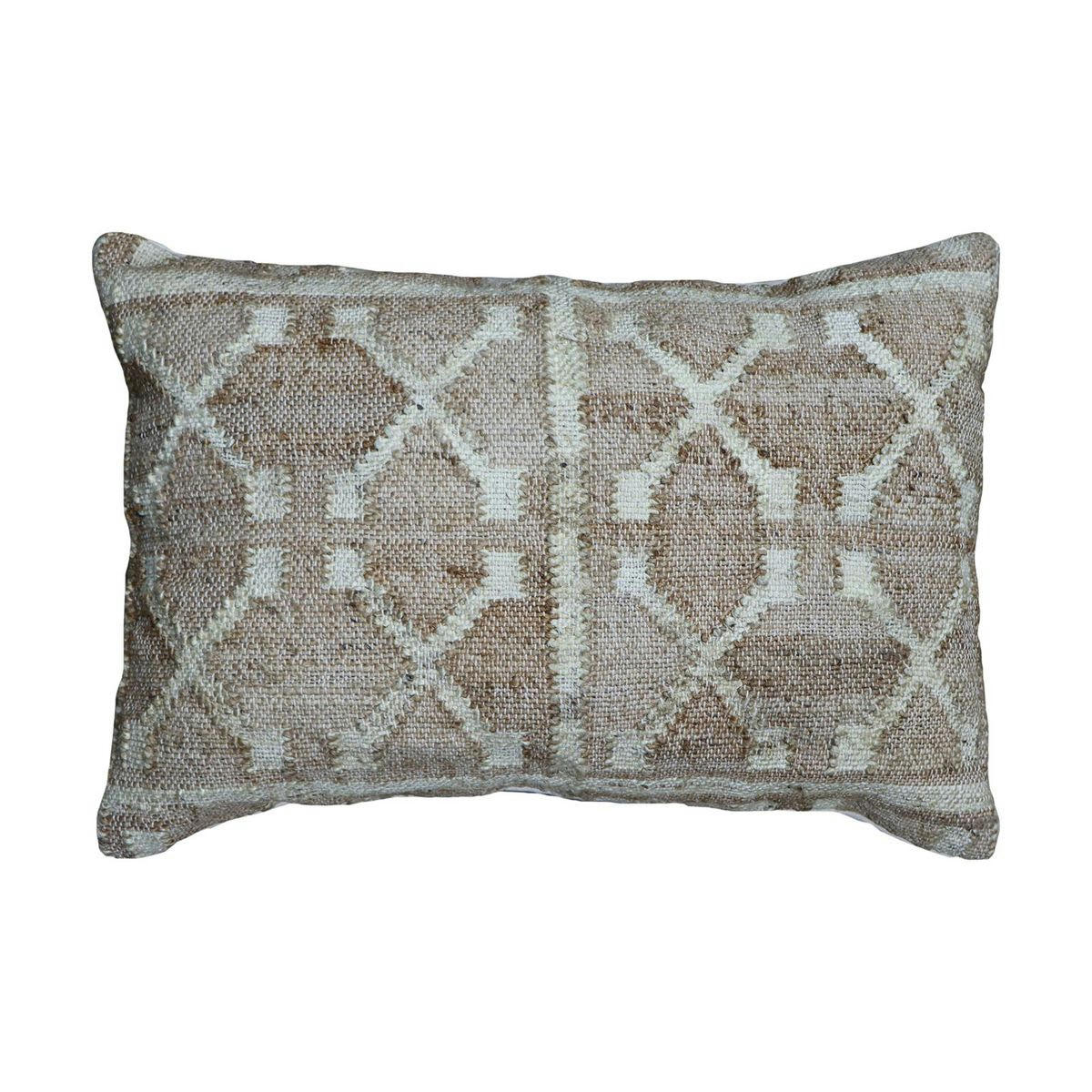 - Coussin en coton à motifs