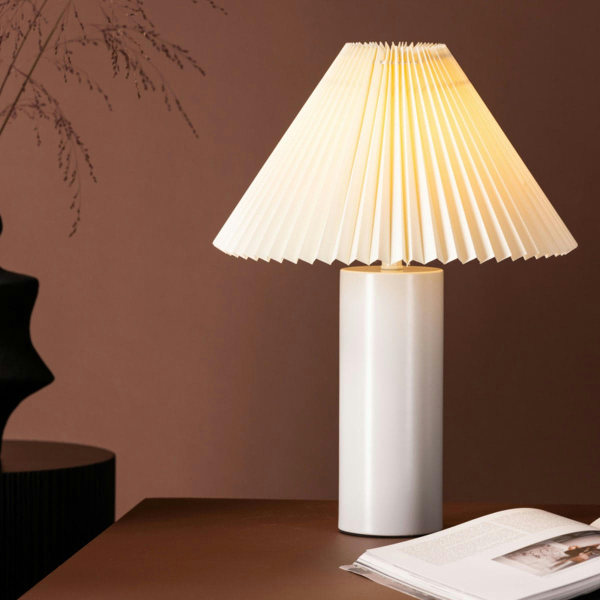 NEAH - Lampe style moderne gris clair