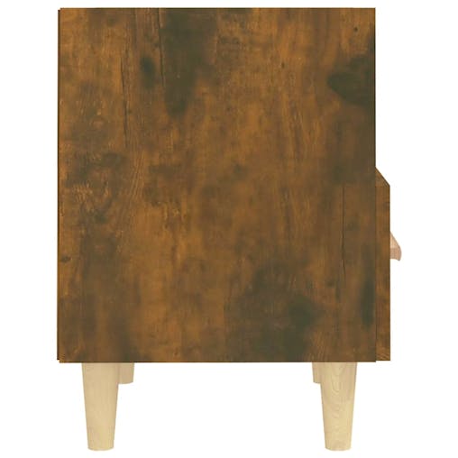 NNEVL Bedside Cabinet Smoked Oak 40x35x47 cm