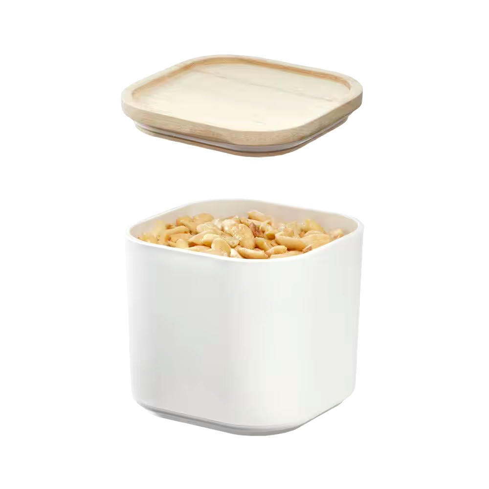 Rosanna Pansino Bio-Resin 3-Cup Canister with Wood Lid