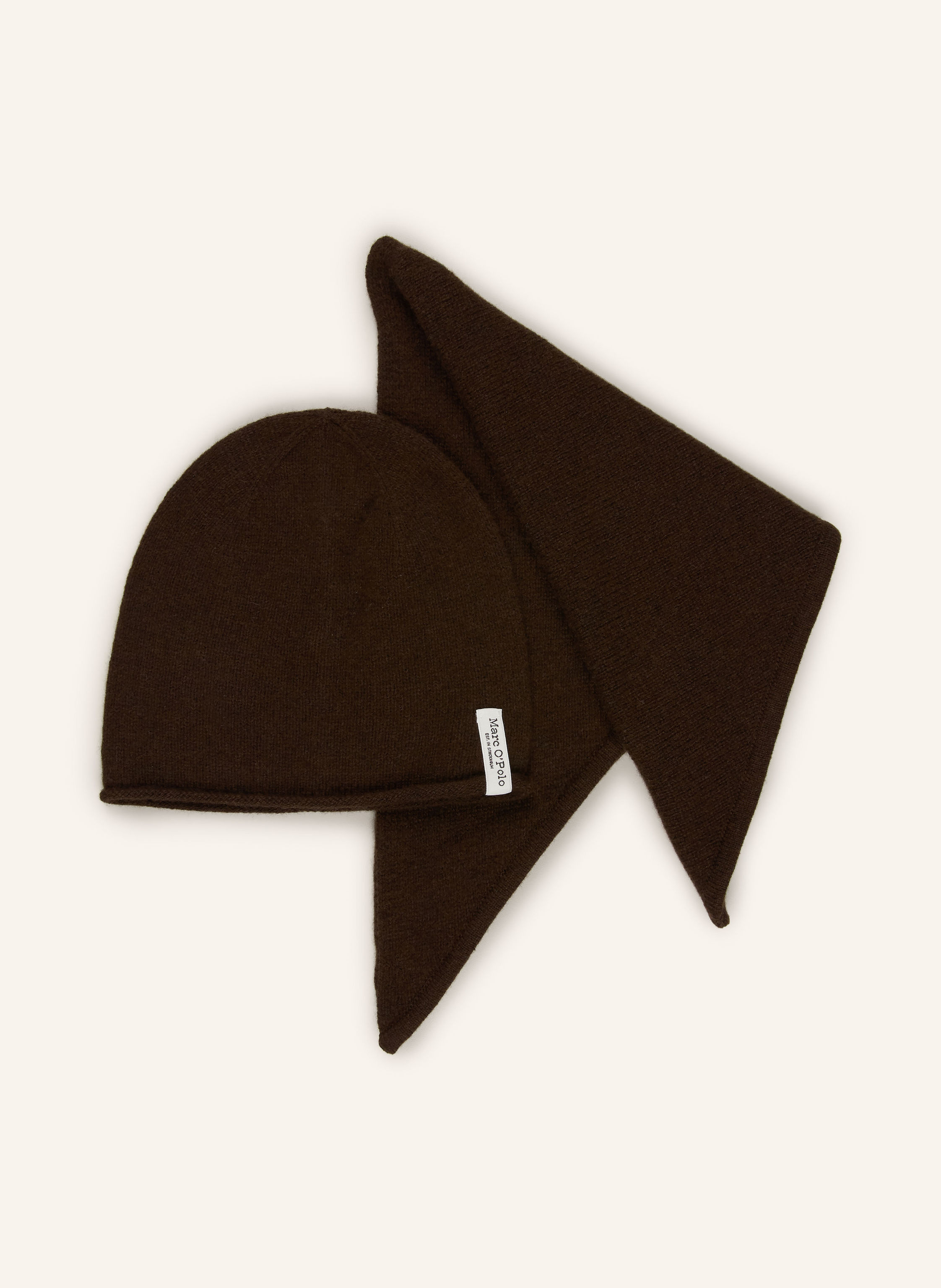 Marc O'Polo Set: Dreiecktstuch und Mütze