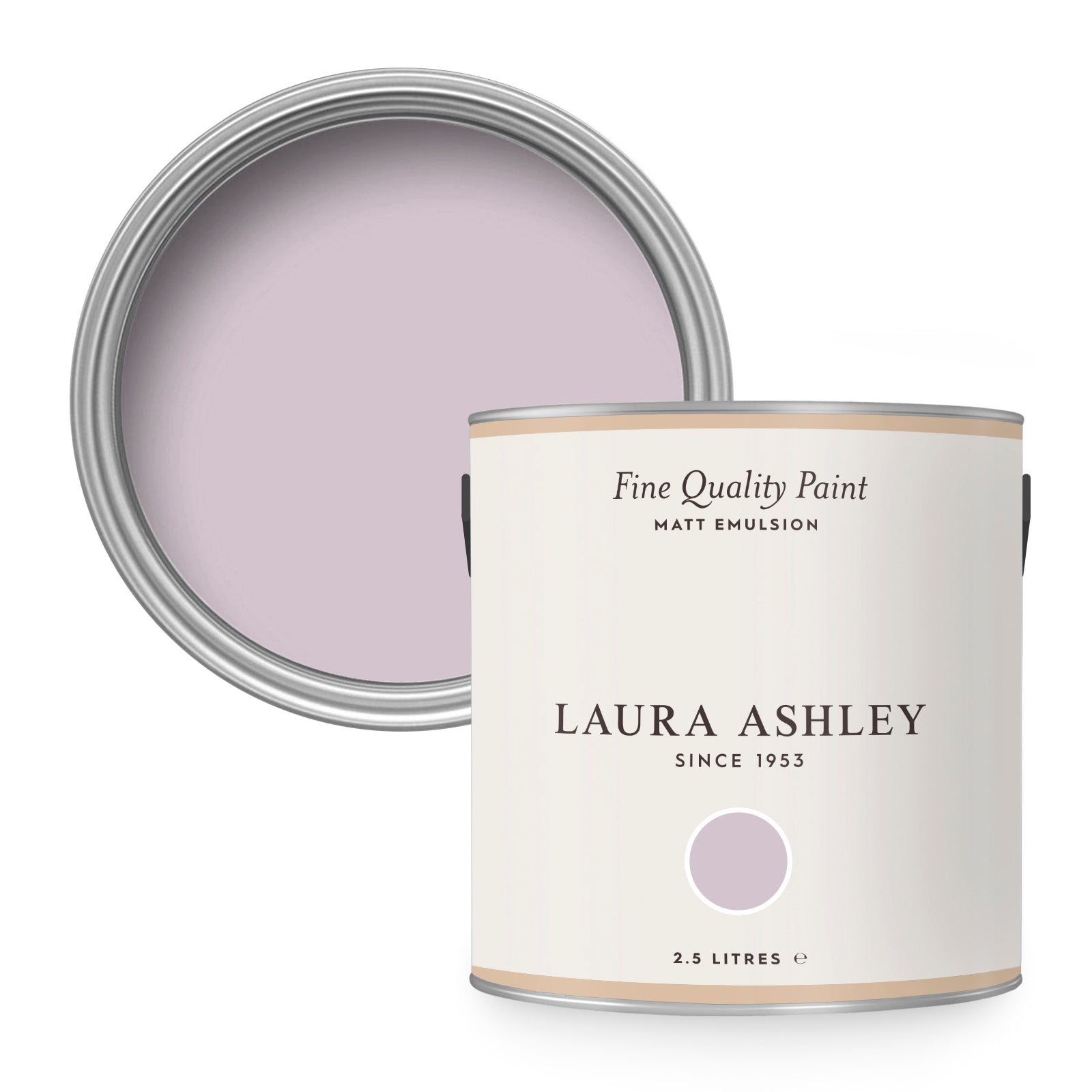 Laura Ashley Muurverf Mat Pale Heather 2,5 liter