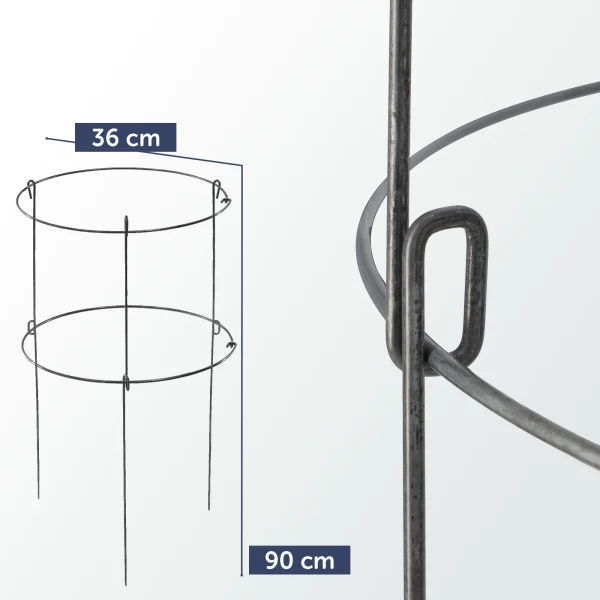 Podpora Ogrodowa Do Roślin Kwiatów Pnączy Róż 90cm