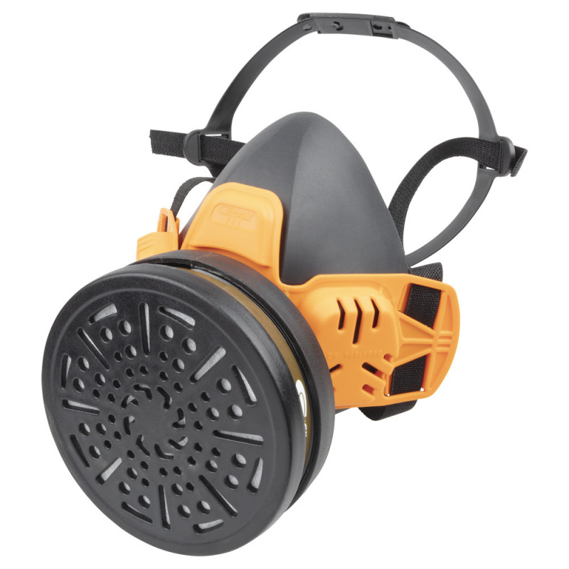 Demi-masque de protection respiratoire avec filtre A1 WOLFCRAFT