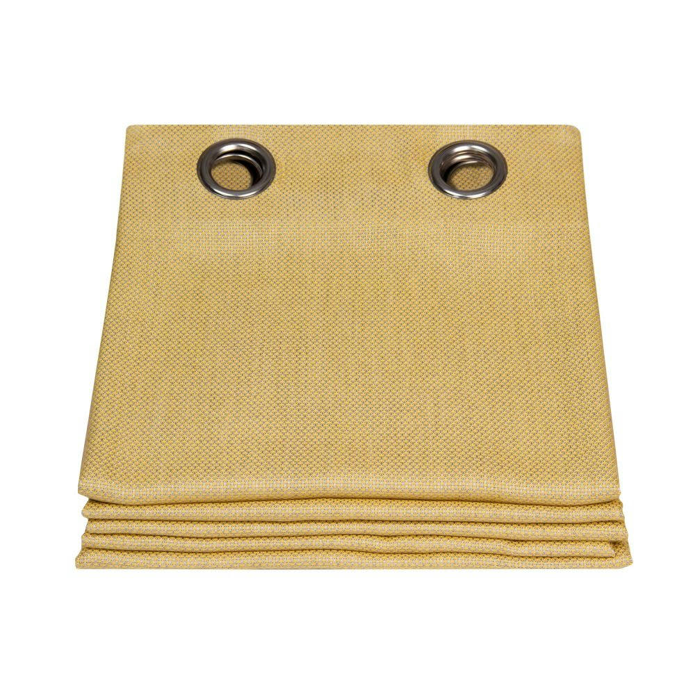 - Rideau extérieur jaune 140 x 250
