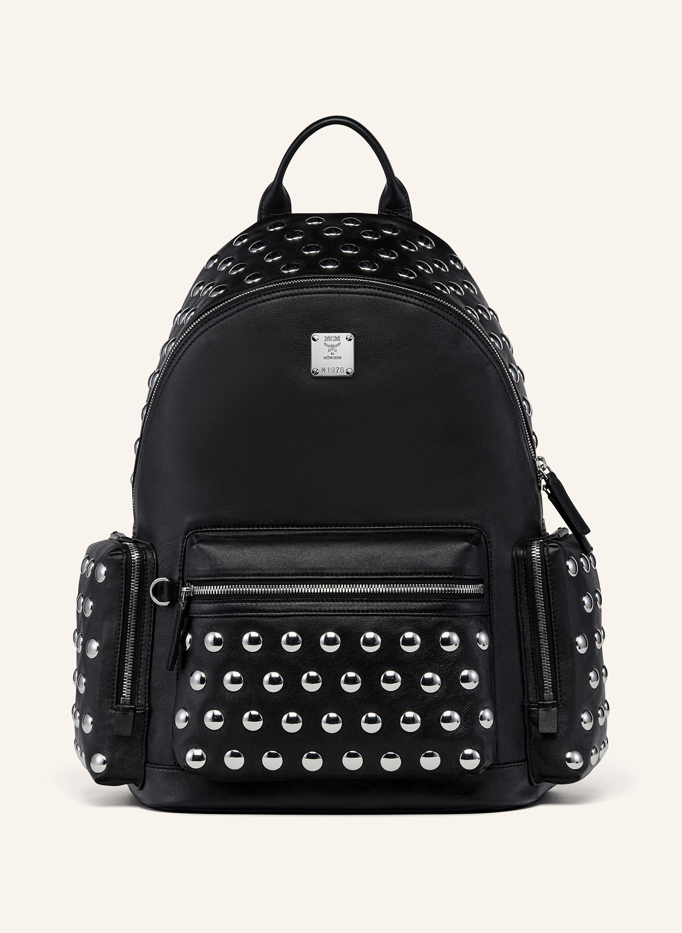MCM Rucksack STARK mit Nieten und Laptop-Fach