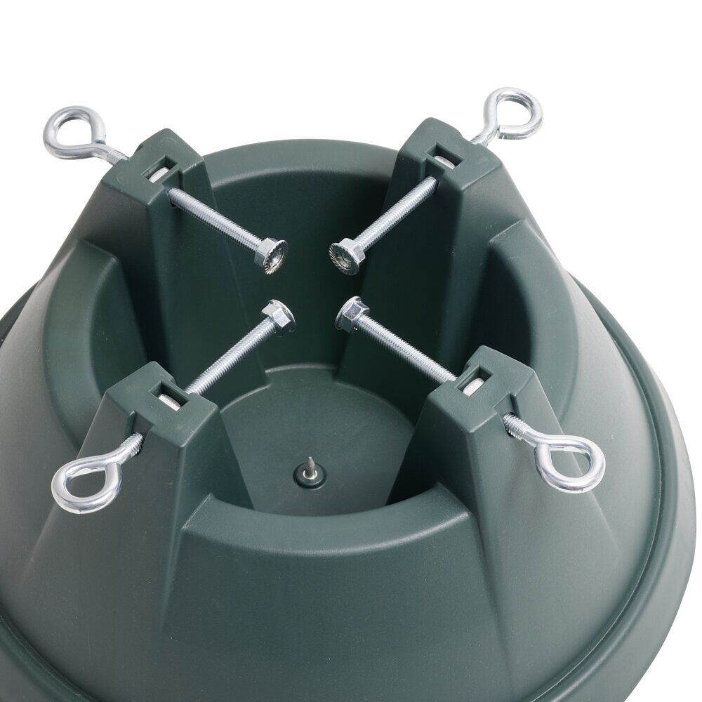 Pied de sapin plastique vert avec réservoir Ø38xH17cm
