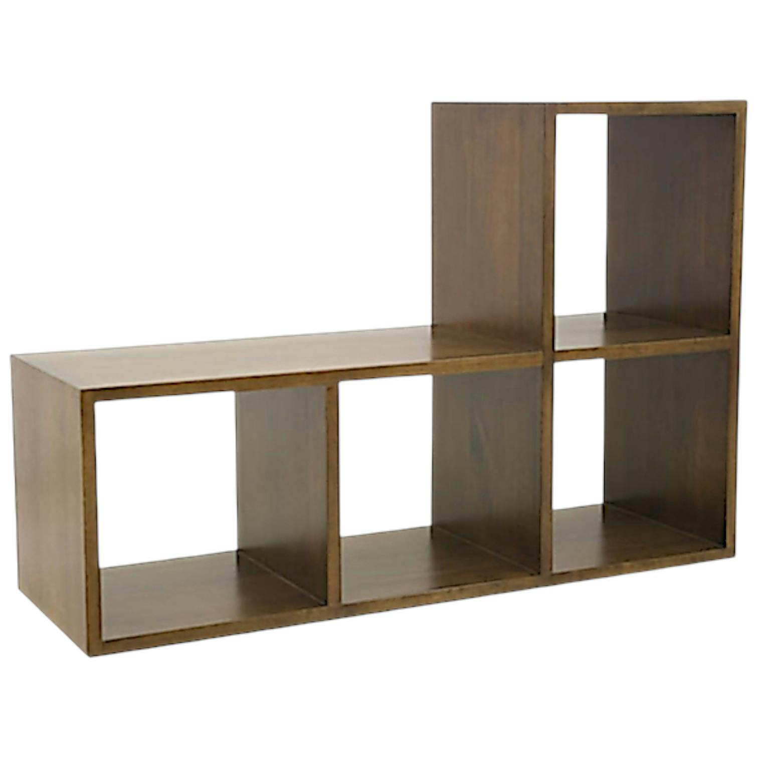 Etagère cubes Hévéa 4 niches 82x40x120cm TRADITION