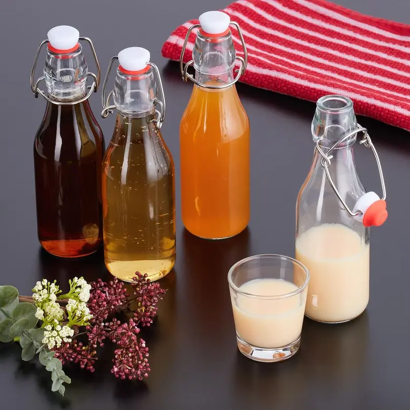 Flasche 24er-Set Einmachflasche mit Bügelverschluss