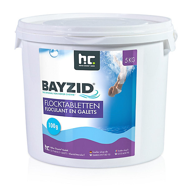 5 Kg BAYZID Floculant en galets (100g)x1