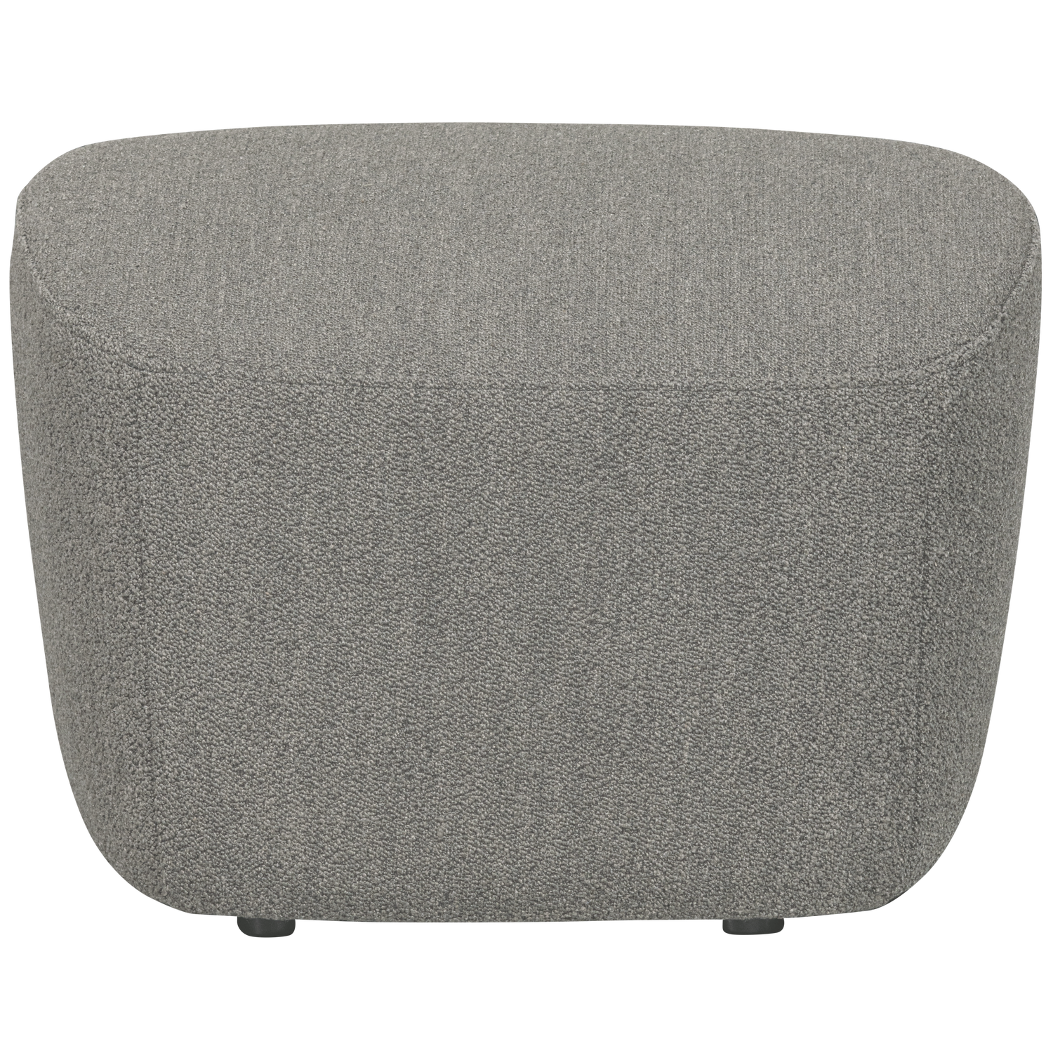 vtwonen hocker Lofty - Bouclé - Grijs - 41x62x48