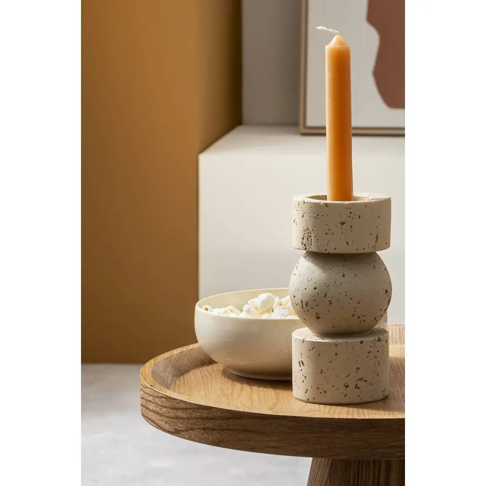 Bijzettafel Donna - naturel - 40x&Oslash;40 cm