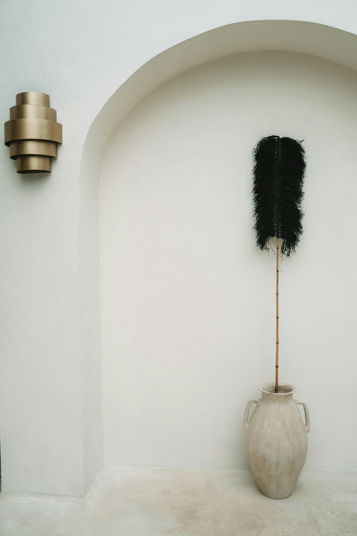 RAFFIA PALMEIRA - Feuille en herbe noir lot de 6