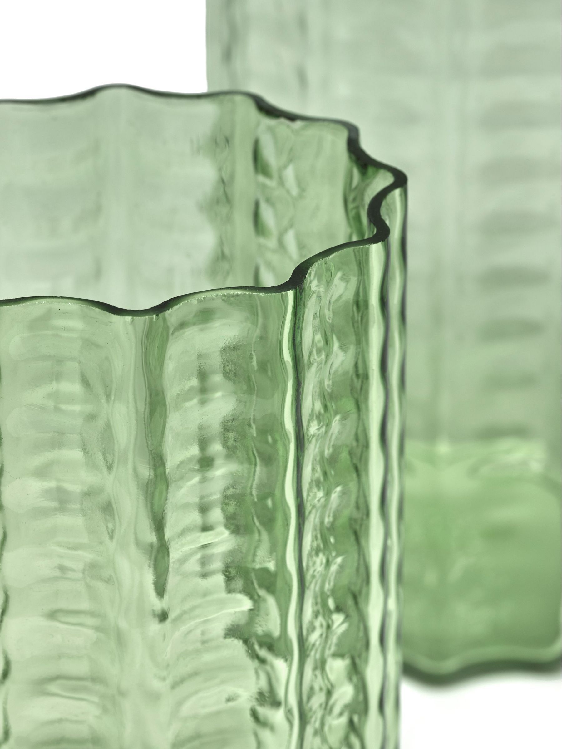 Green No.2 Waves Vase