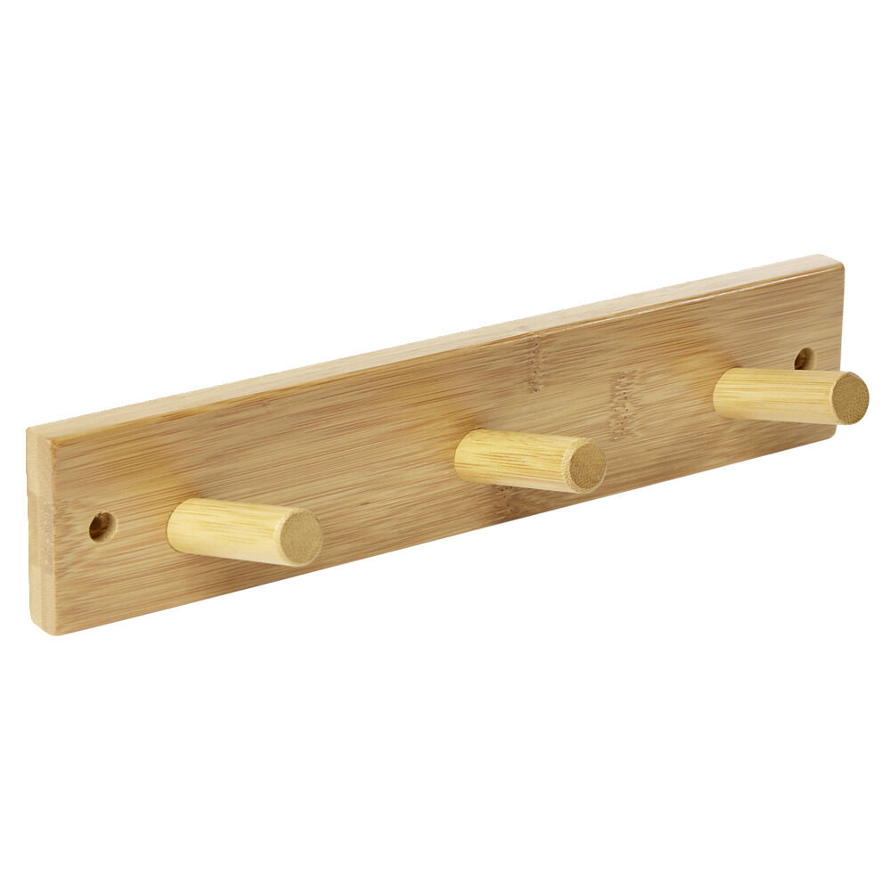 Patère bambou 3 têtes 29x7xH6cm