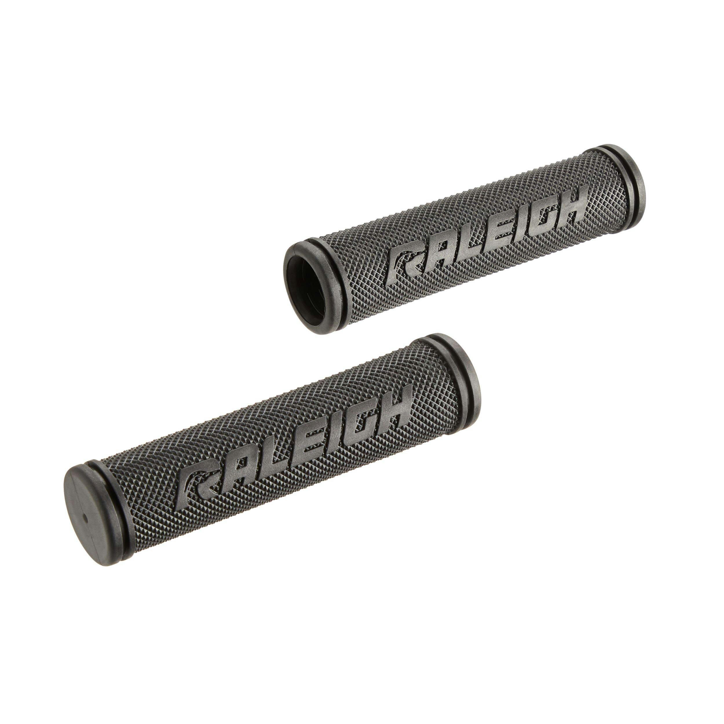 Raleigh Mountain Bike Handlebar Grips, Black, 124-mm