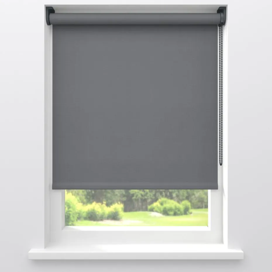 Kwantum Rolgordijnen | Fenstr Rolgordijn Liz  Lichtdoorlatend Grijs