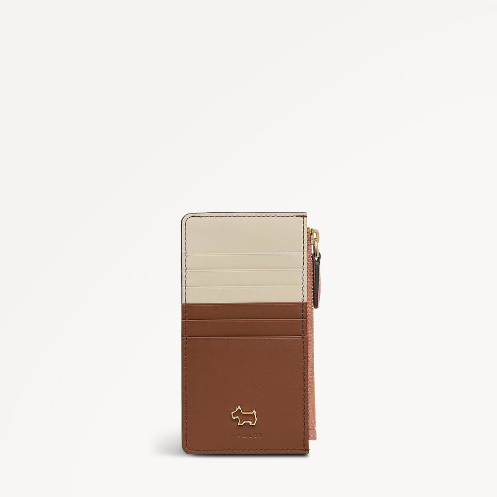 Beech Row - Colourblock - Medium Zip Card & Coin Holder