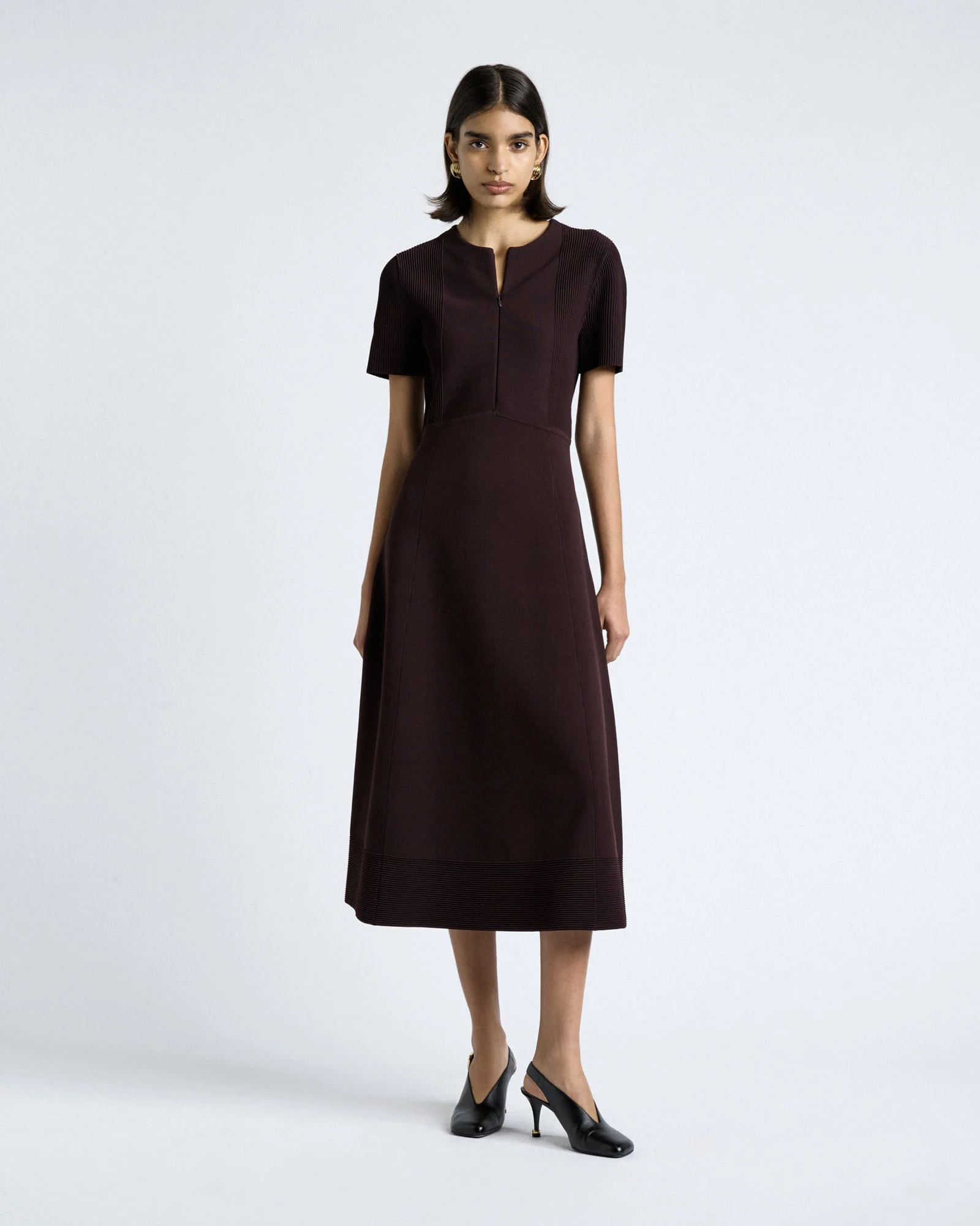 Milano Ottoman Stitch Midi Dress