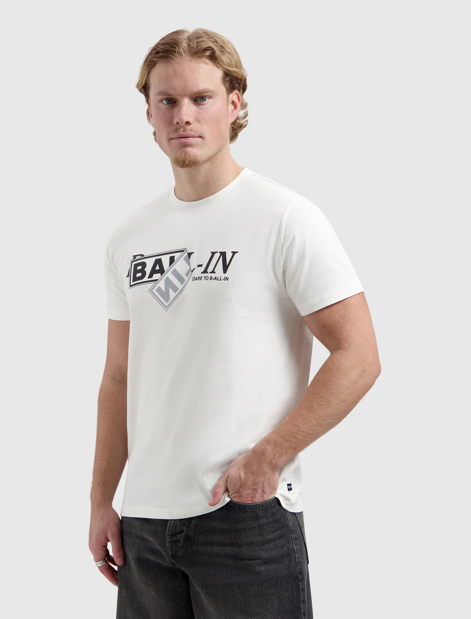 Folded Sticker Logo T-shirt | Off White