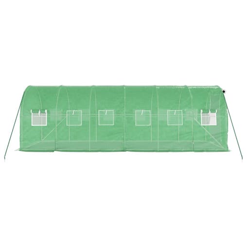 NNEVL Greenhouse with Steel Frame Green 12 m&sup2; 6x2x2 m