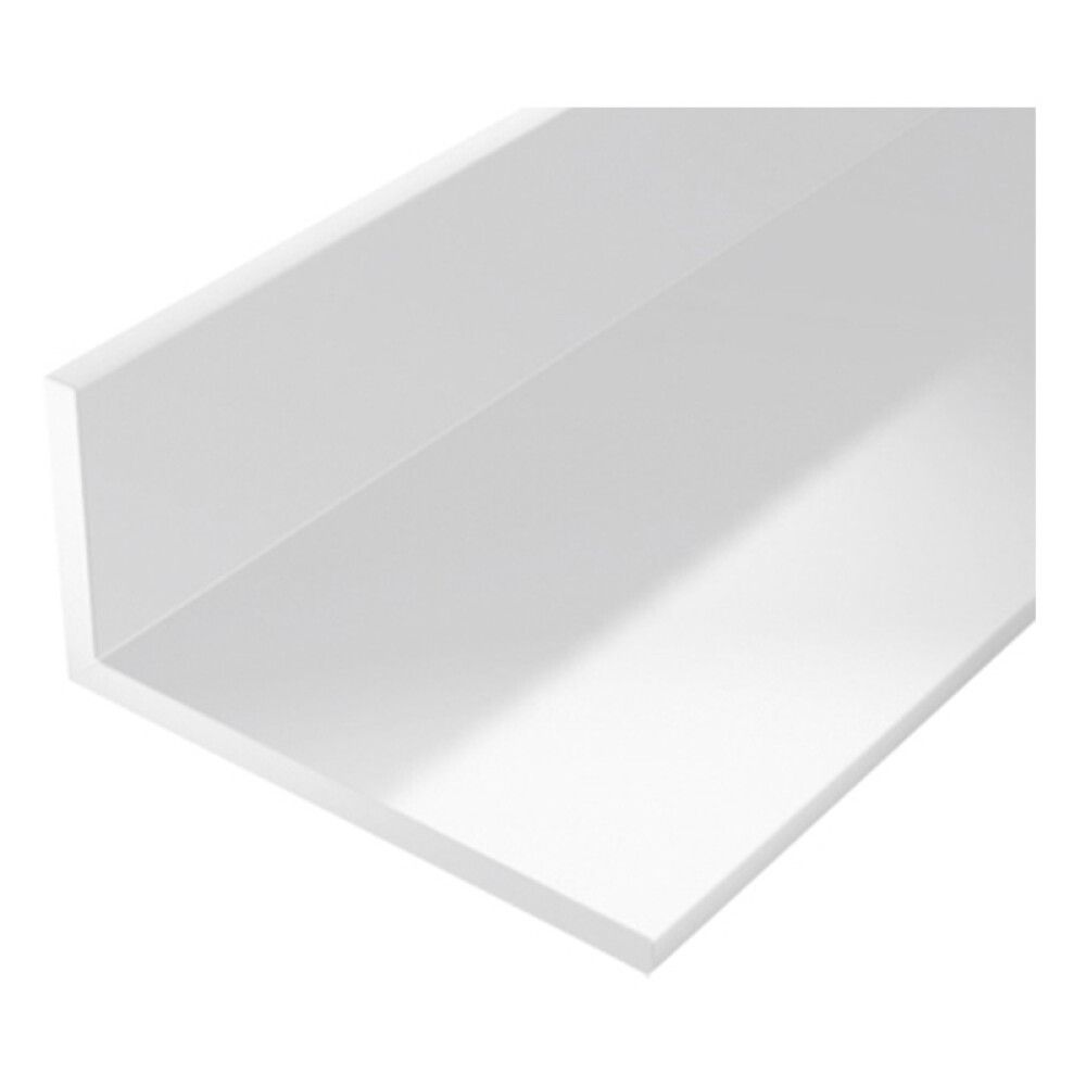 VINKELPROFIL GAH ALBERTS PVC 2000X25X20MM HVIT